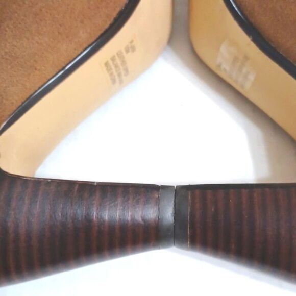 Steve Madden P-Jan brown suede booties  Size 10 - Picture 8 of 9